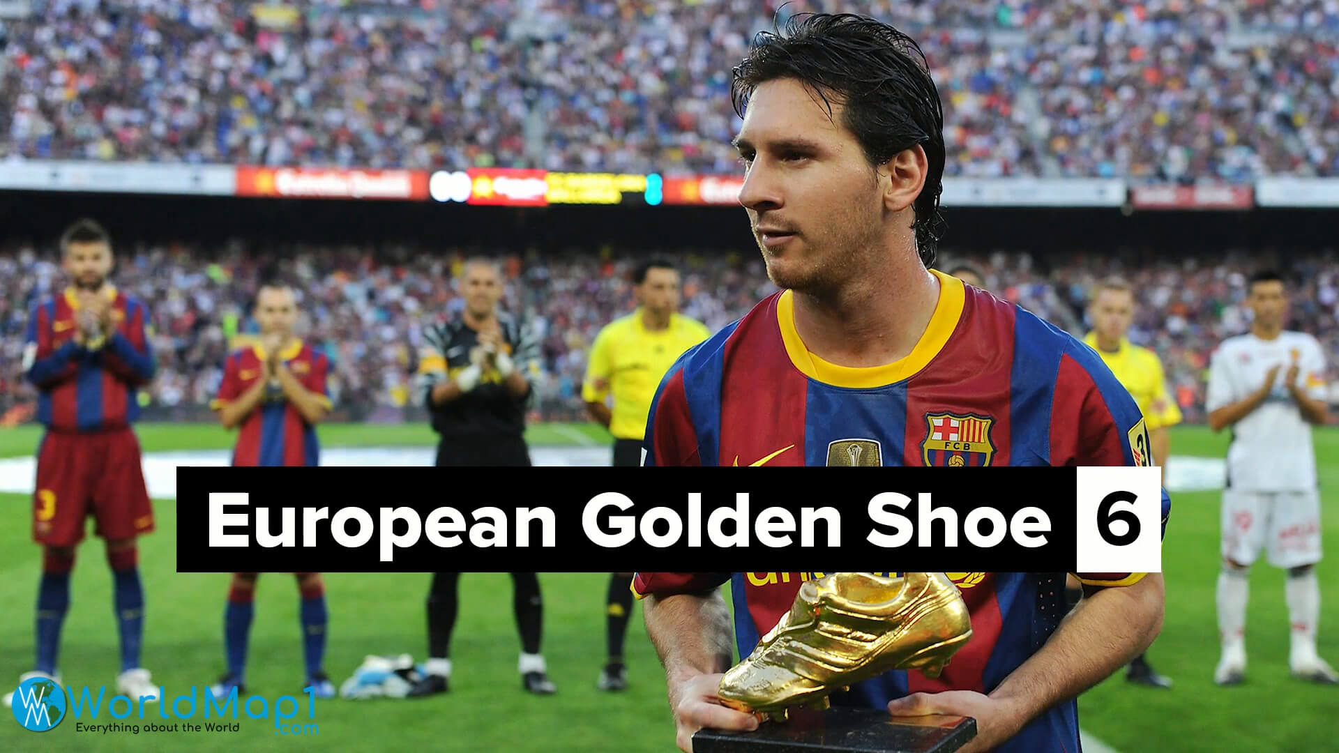 Messi remporte 6 fois le soulier d'or européen